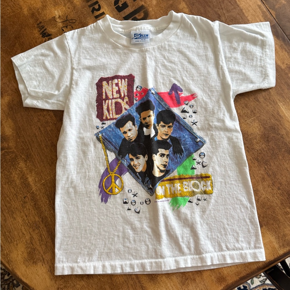 1990 vintage New Kids on the Block NKOTB band shirt 10/12